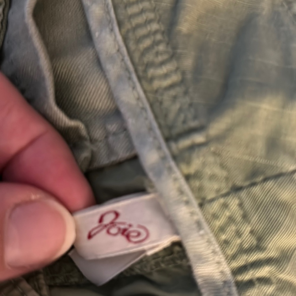 Joie size 2 green coupe flair pants